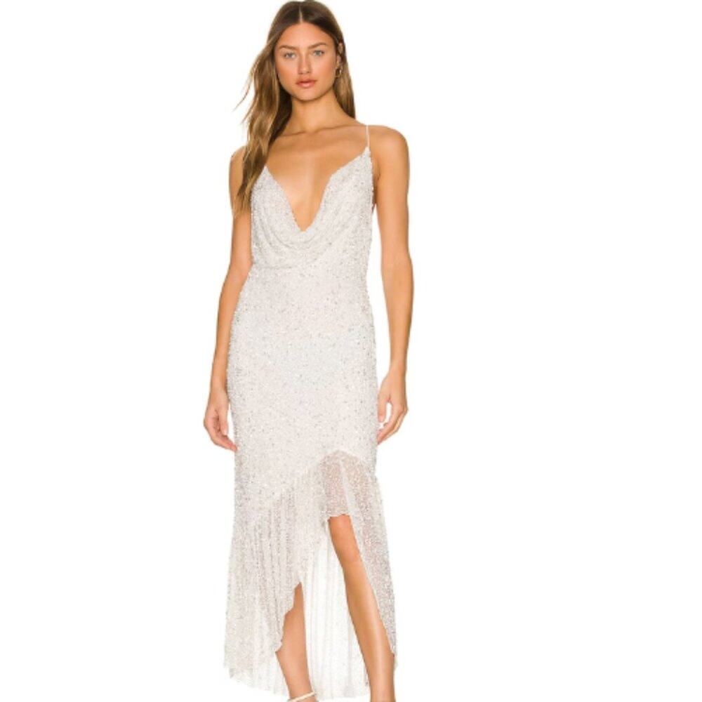 retrofete Marley Dress in Ivory NWT Size Medium